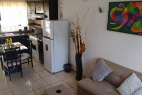 Casita práctica, sencilla y lista para recibirte.